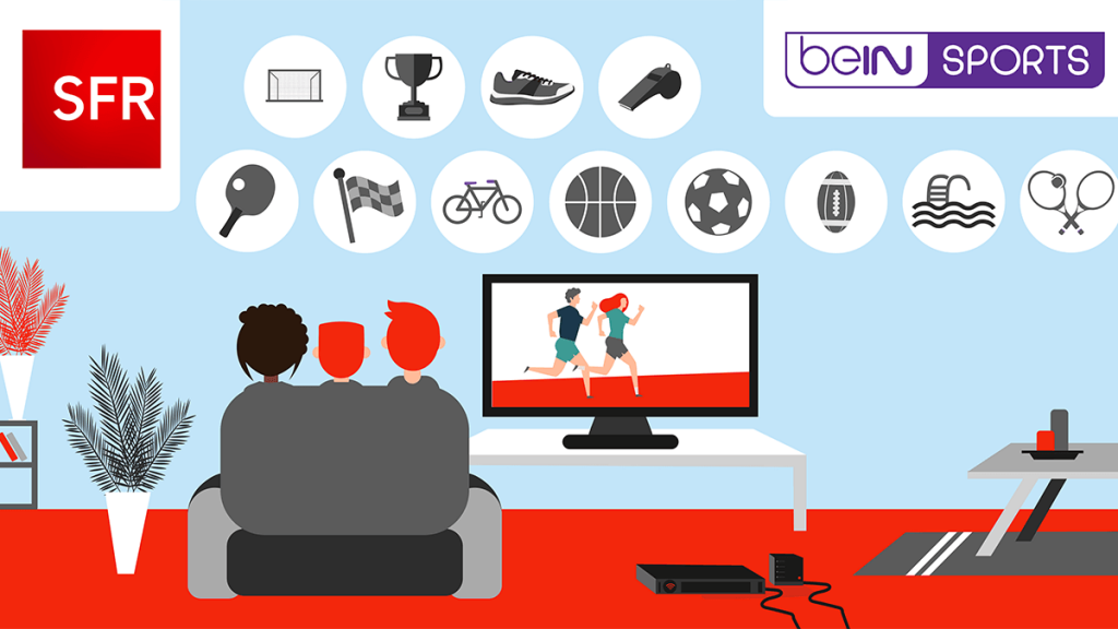 Comment regarder les chaînes beIN SPORTS avec sa box internet SFR