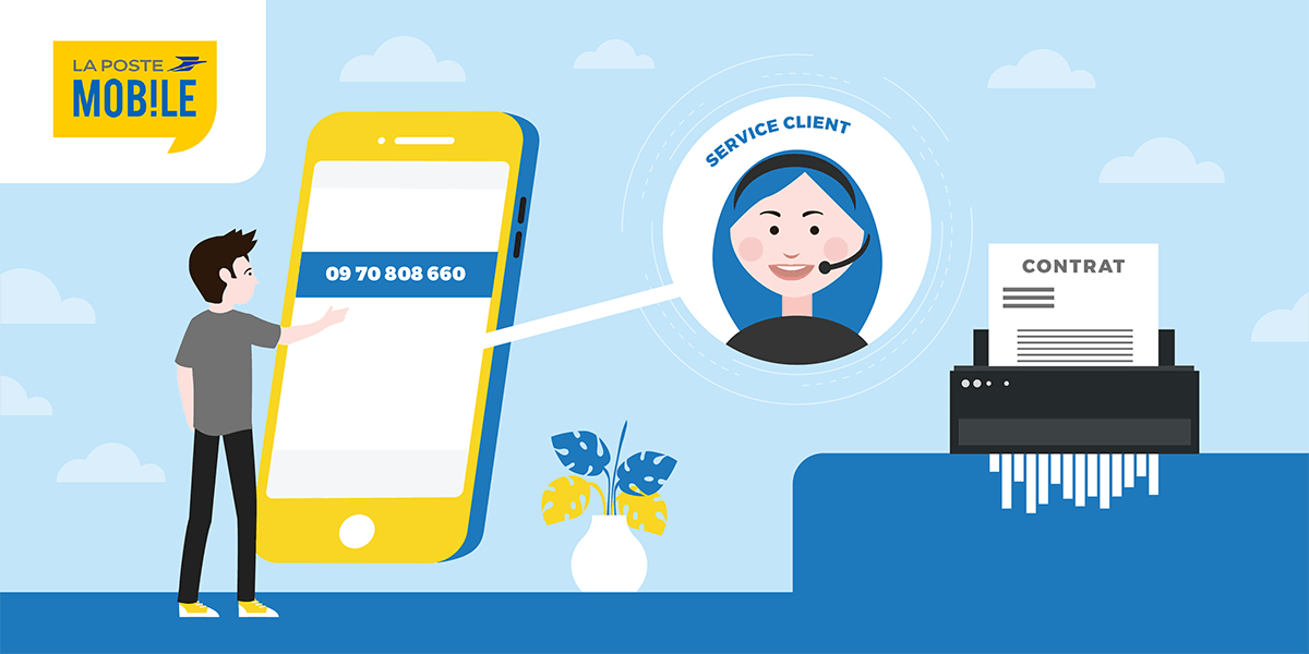 Service client La Poste mobile : comment le contacter ?