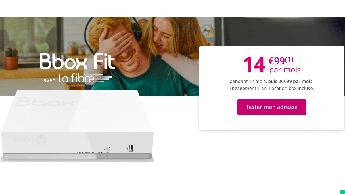 La Bbox Fit est quasiment à moitié prix, en fibre ou en ADSL.