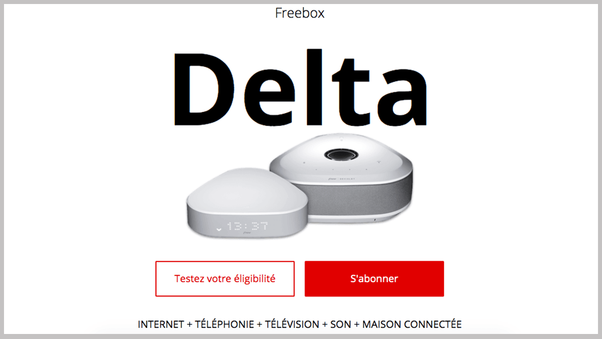 Freebox Delta avec Netflix.