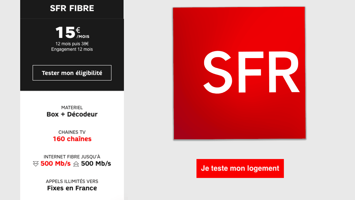 SFR Fibre 15€