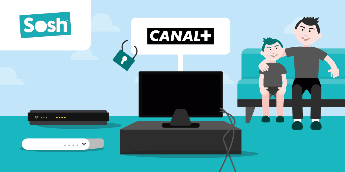 CANAL+ disponible sur les boîtes Sosh
