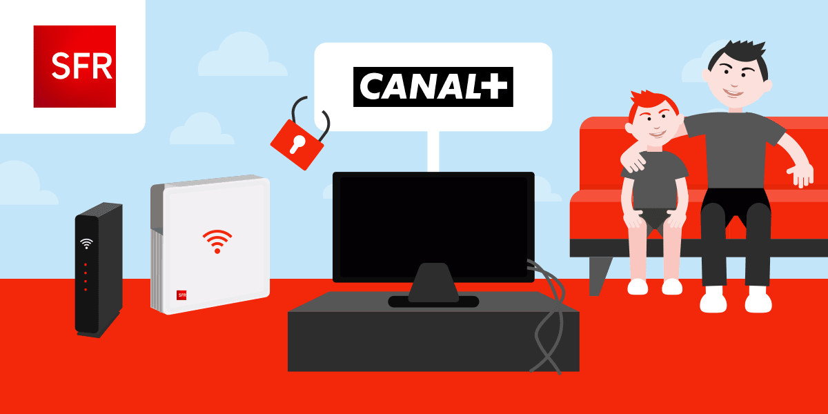 Comment accéder à CANAL+ depuis un décodeur TV SFR ?
