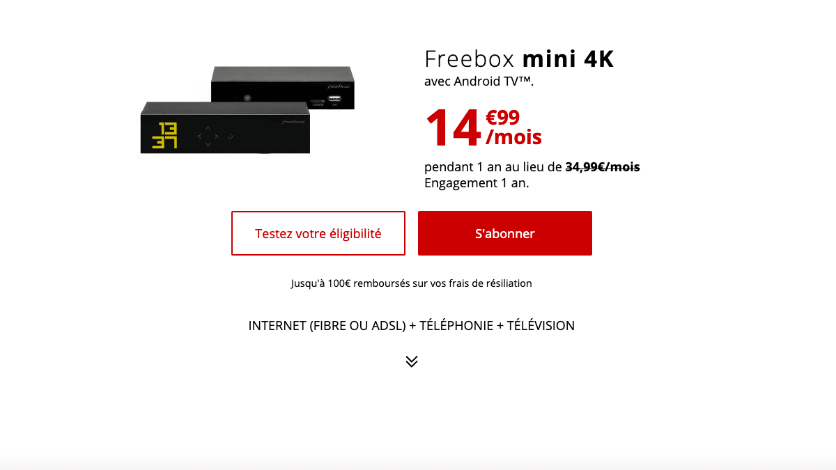 La Freebox mini 4K est en promo cette semaine