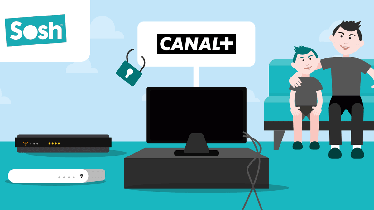 Ce qu'il faut savoir pour profiter de CANAL+ sur sa box internet Sosh