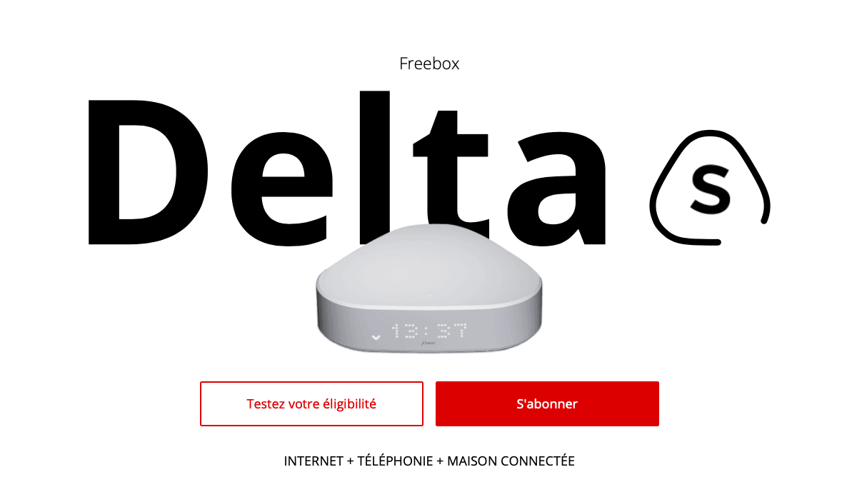 La Freebox Delta S est la dernière box internet de Free.