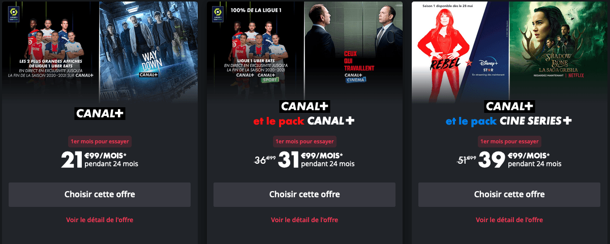 Abonnement Canal+