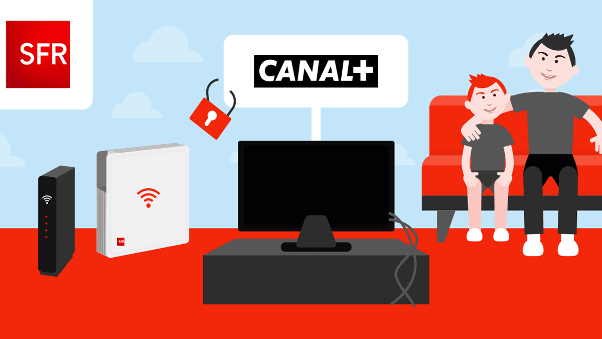 Profiter de CANAL+ sur sa box internet SFR