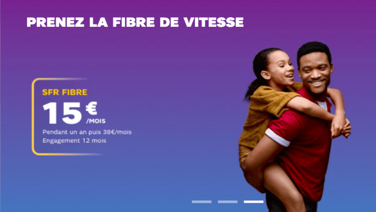 Box SFR Fibre à seulement 15€/mois