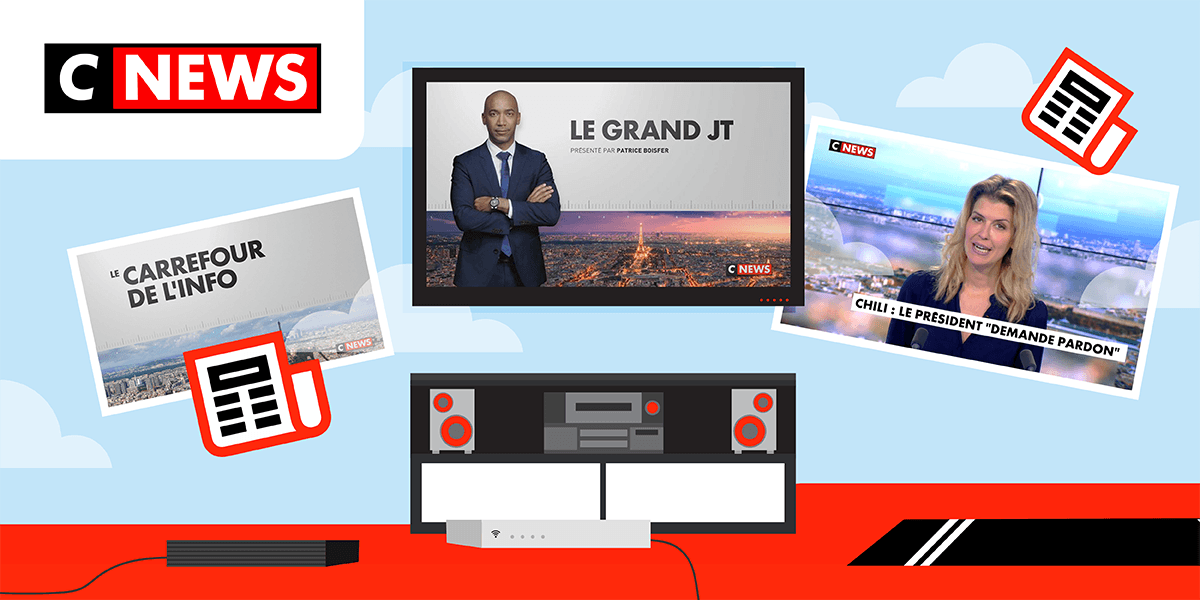 Chaîne TV CNews canal (numéro) sur les différentes box