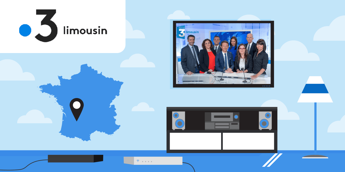 La chaîne TV France 3 Limousin