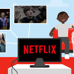 Netflix sur box internet.