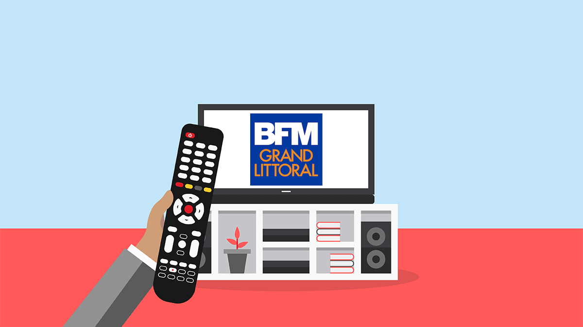 Le numéro de la chaîne TV BFM Grand Littoral.