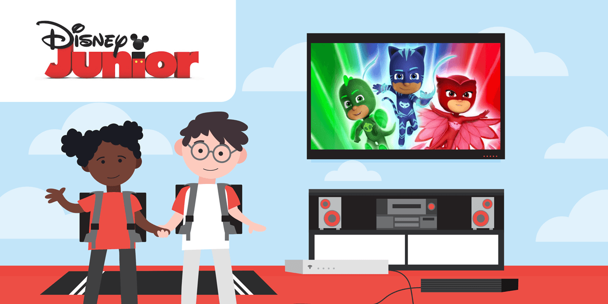 Caixa da Internet: número do canal júnior da Disney e reprodução