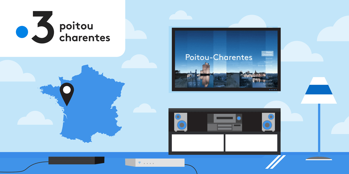 Regarder France 3 Poitou-Charentes sur box internet