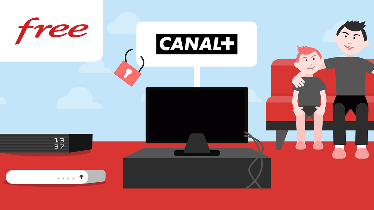 Profiter de CANAL+ avec Free.