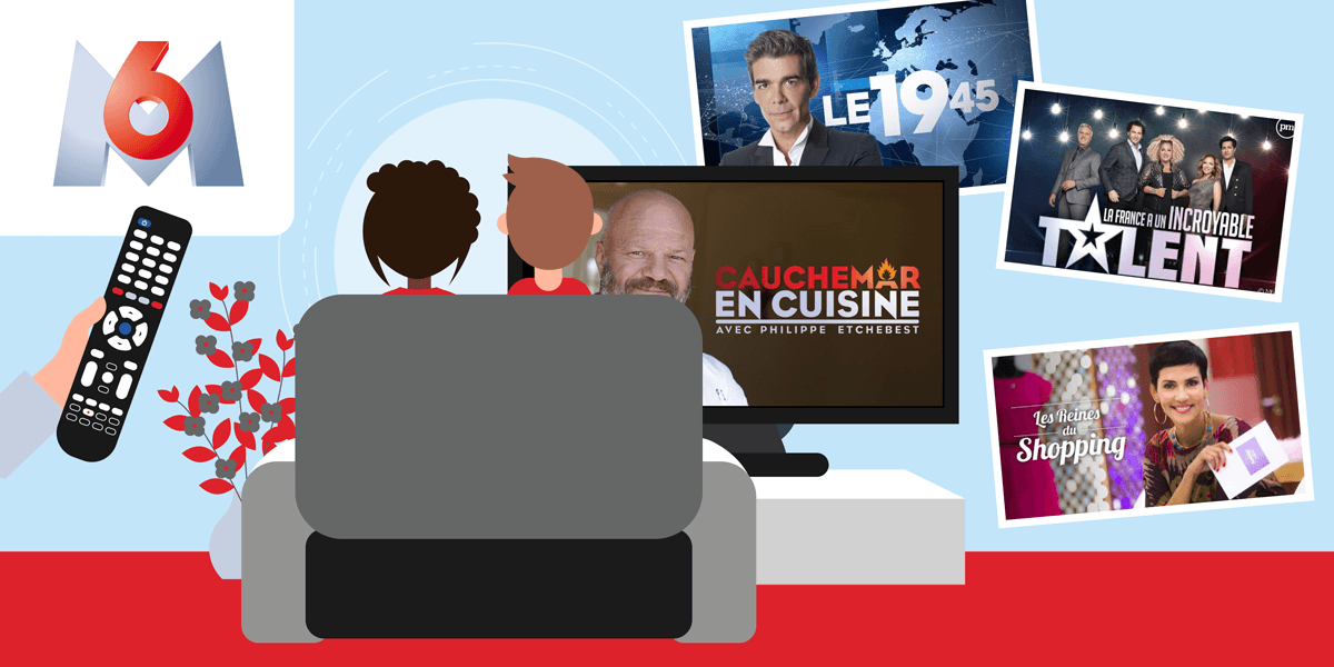 Chaîne TV M6 : canal (numéro) pour y accéder sur sa box internet