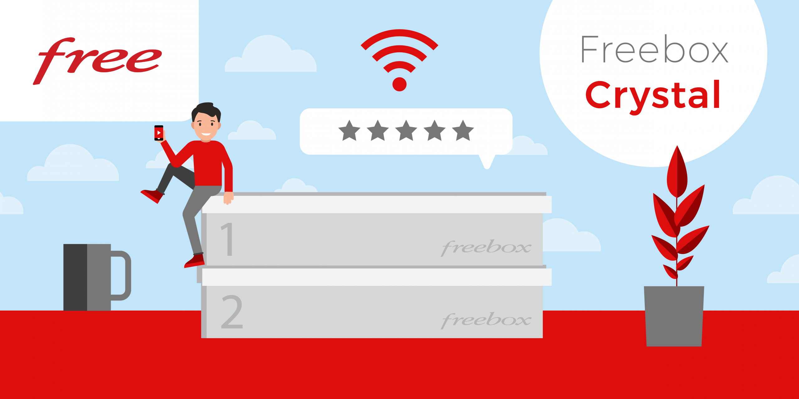 Test de la Freebox Crystal caractéristiques, avis et conditions