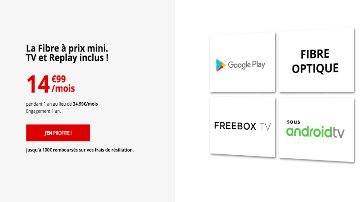 Box avec TV Freebox mini 4K