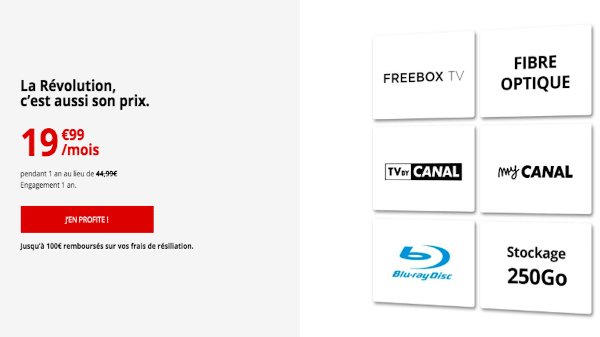 box canal+ freebox révolution