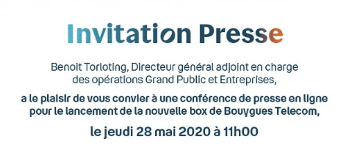 Annonce d'une nouvelle Bbox pour Bouygues Telecom