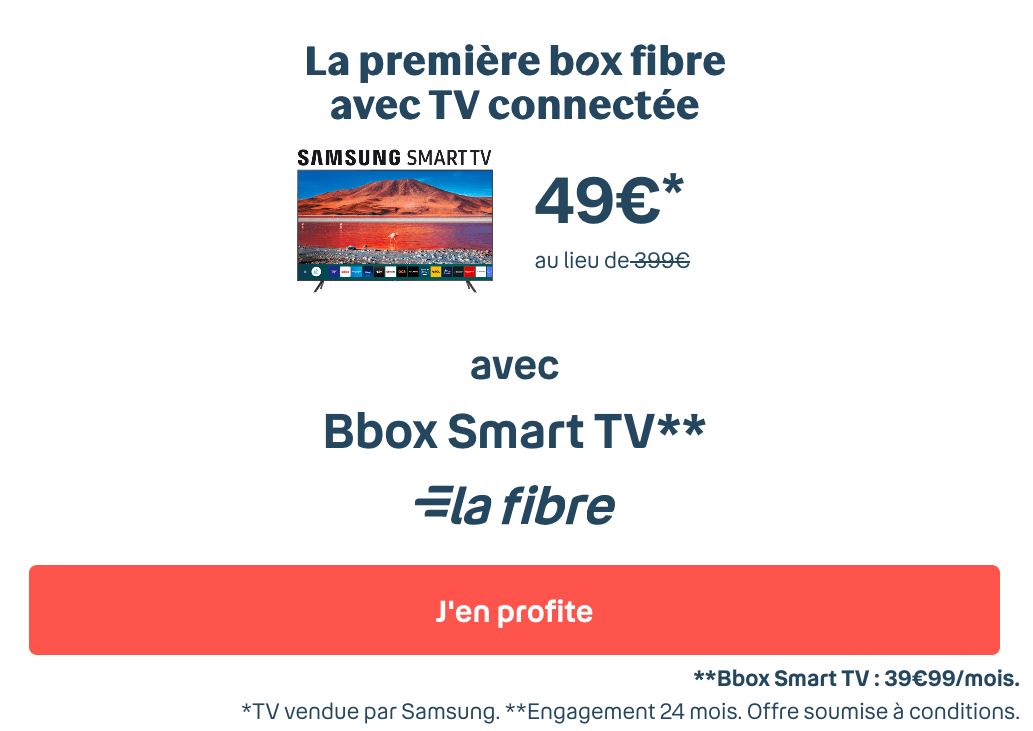 L'offre box + TV de Bouygues Telecom