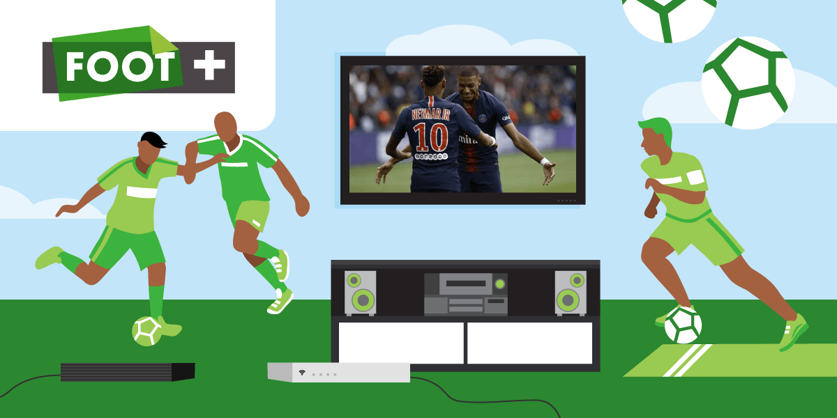 Quelle est la programmation de la chaîne TV Foot+ sur box internet ?