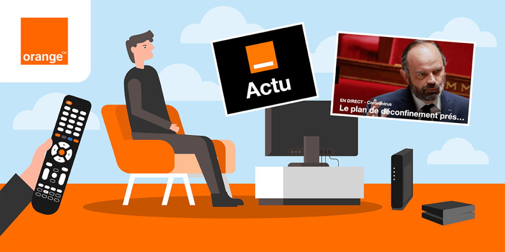 Numéro de la chaîne L'actu de la TV d'Orange sur les box
