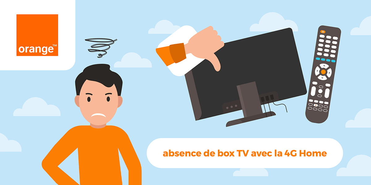 Absence de box TV avec 4G Home.