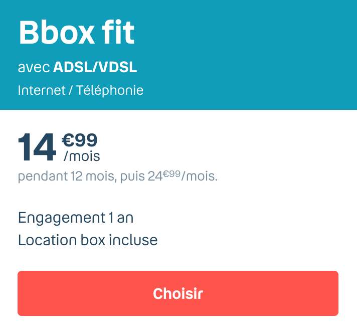 La box internet ADSL de Bouygues Telecom