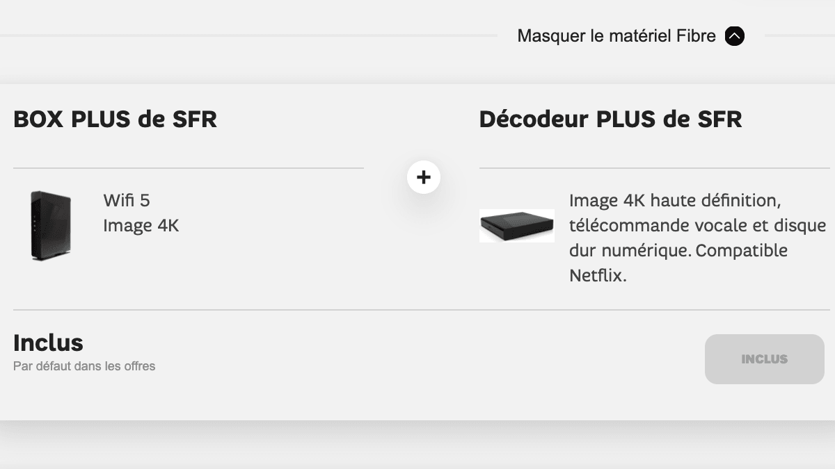 La Box internet SFR fibre à partir de 15 euros par mois.