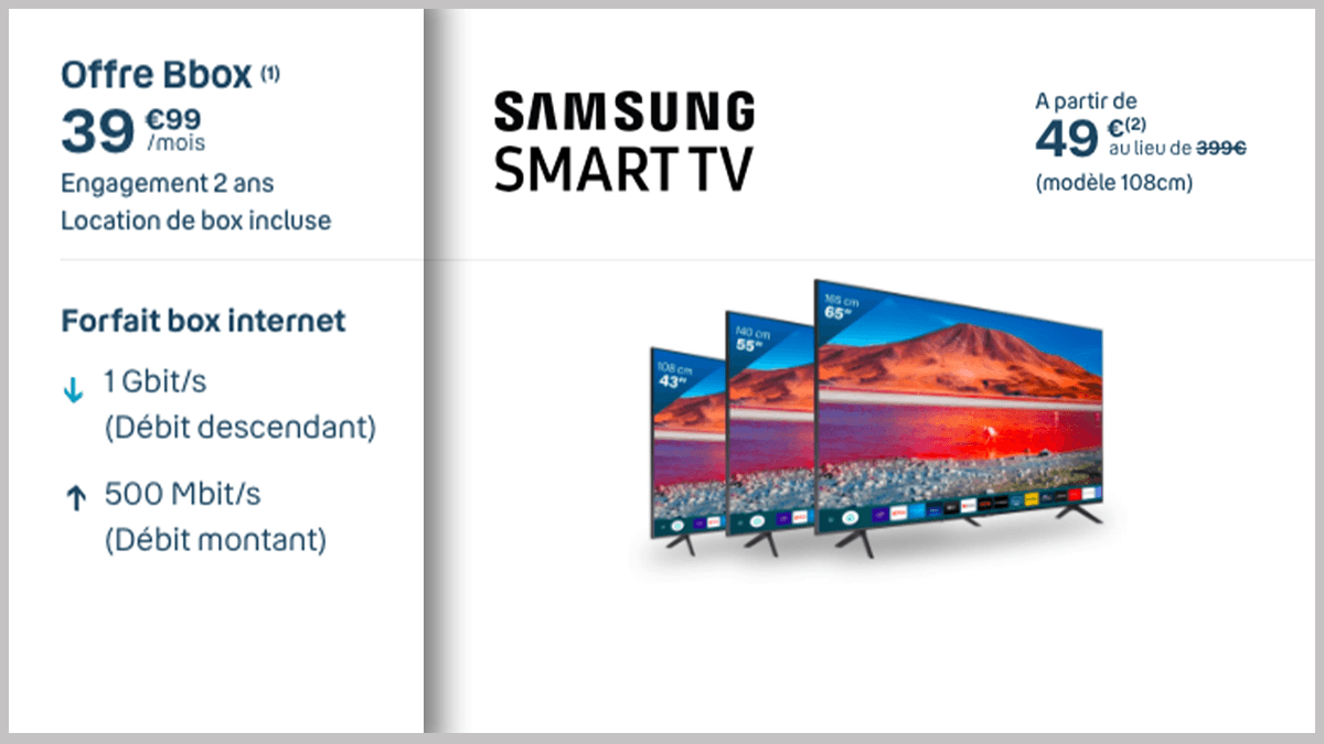 Téléviseur Samsung Smart TV