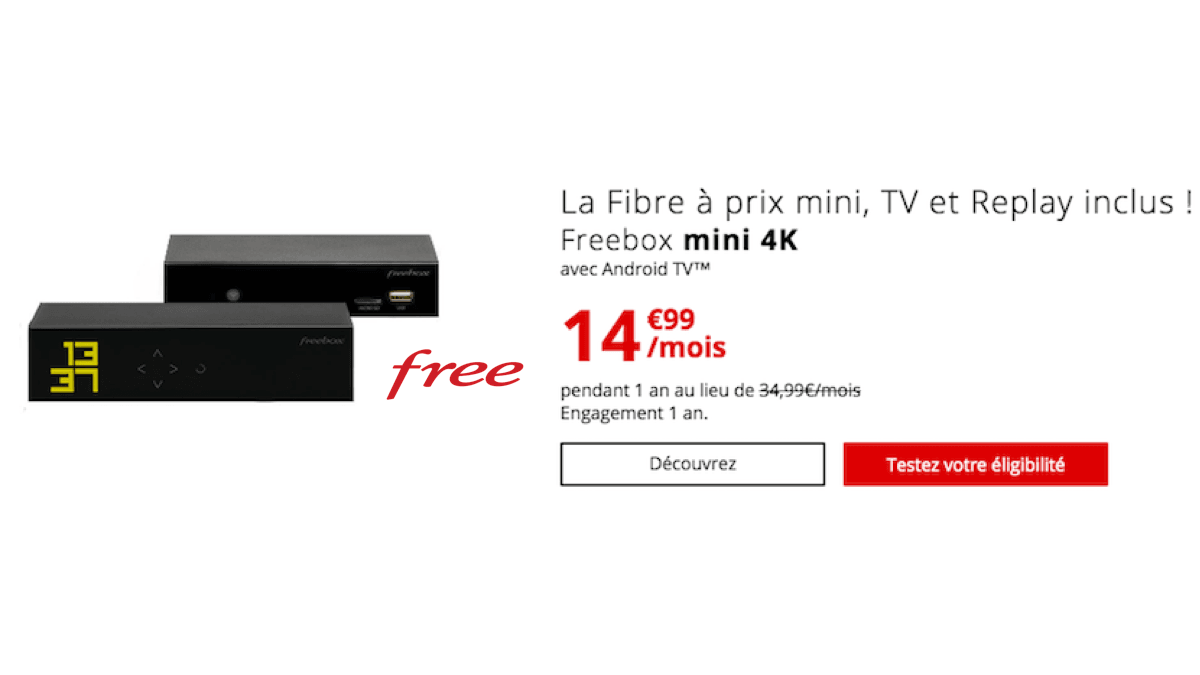 Freebox avec TV en promo