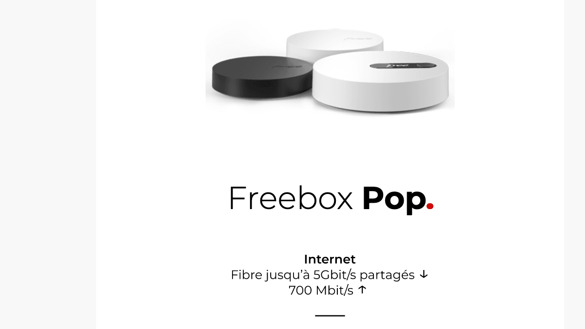 La Freebox pop de Free, une toute nouvelle offre internet sur le marché.