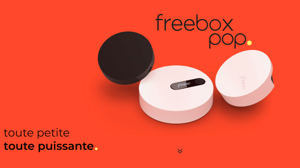 La nouvelle Freebox pop, la box internet fibre optique de Free est disponible.