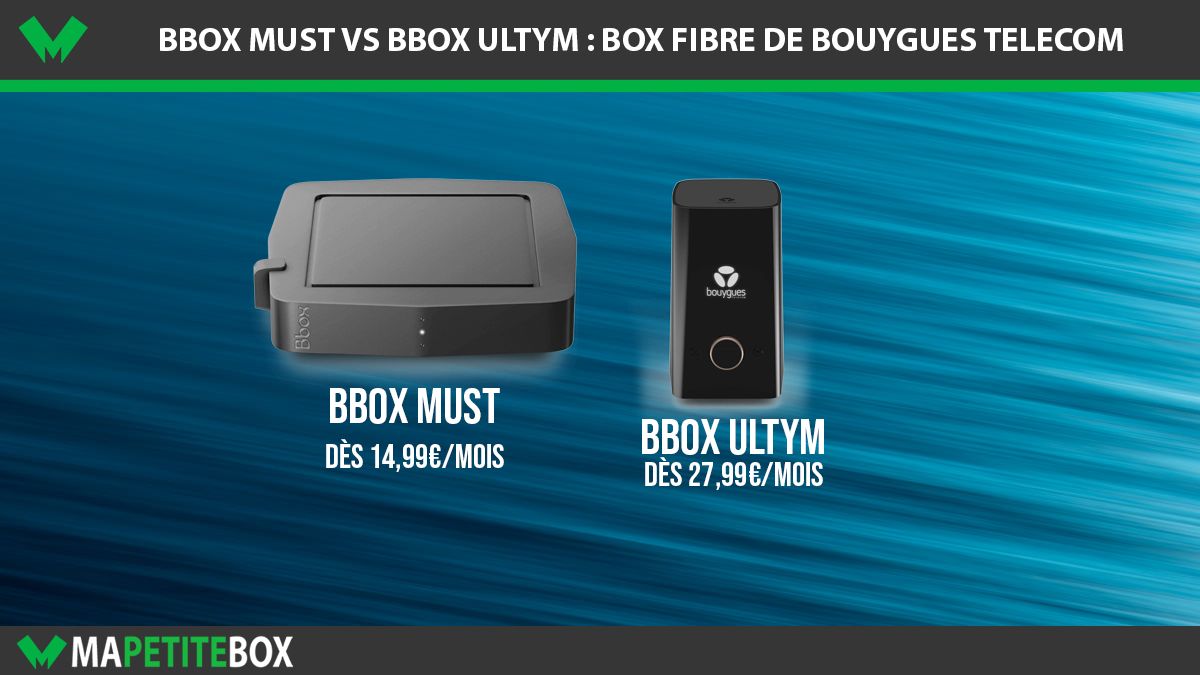 Bbox Must vs Bbox Ultym box fibre