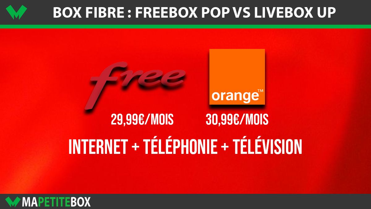 Freebox Pop vs Livebox Up