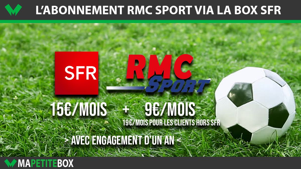 RMC Sport avec box SFR Fibre