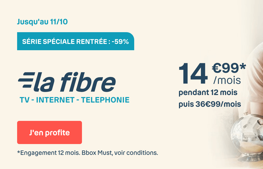 Le forfait fibre de Bouygues Telecom