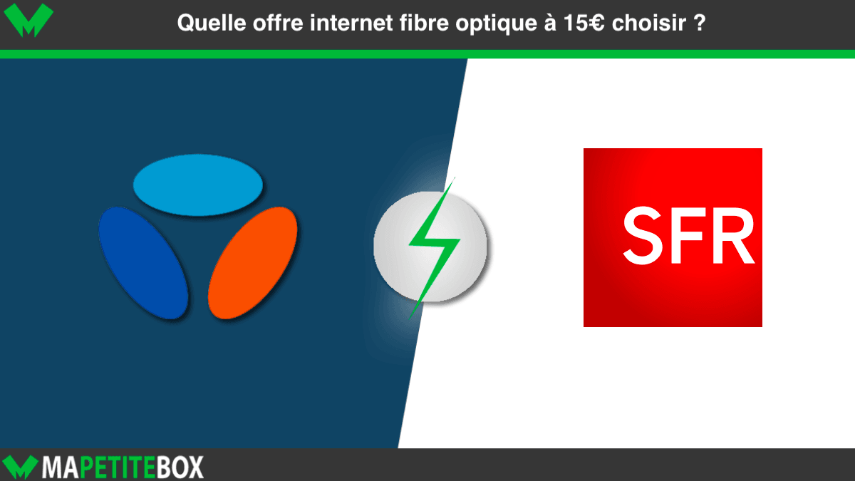 Des offres fibre optique à 15€ : Bouygues Telecom ou SFR ?