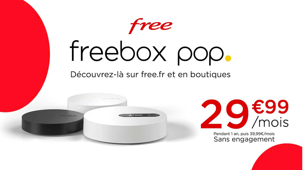 La Freebox pop : la petite dernière de Free.