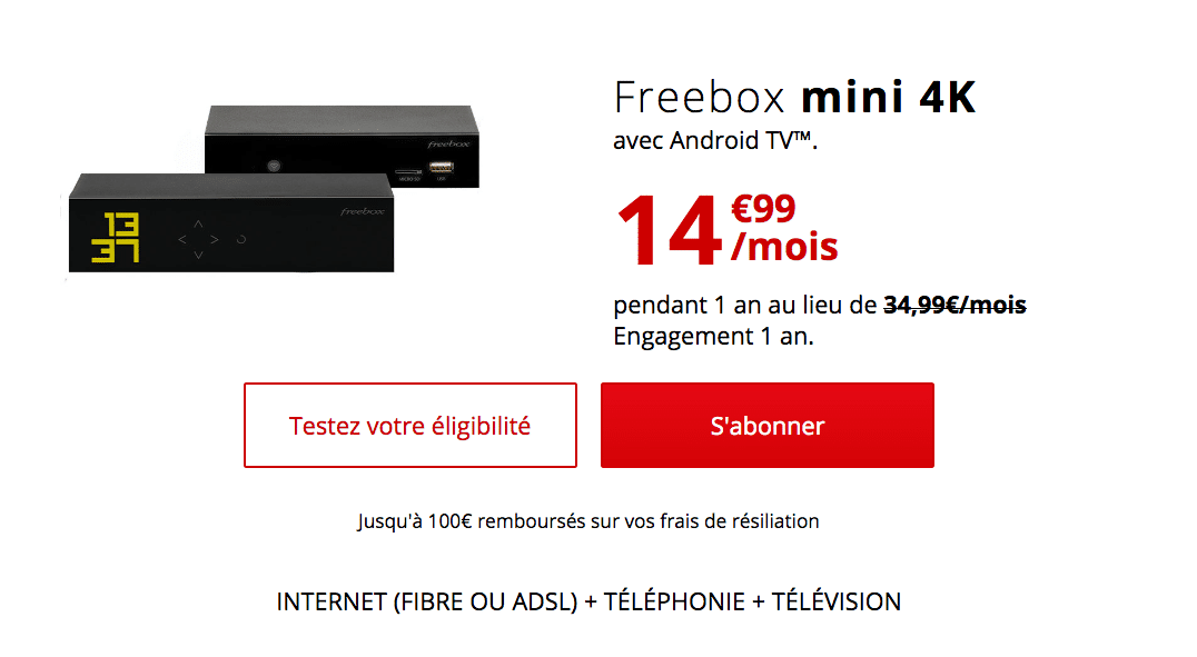La Freebox mini 4K