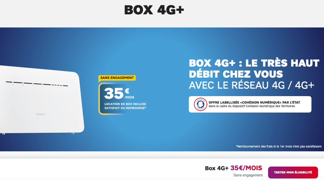 BOX 4G+ SFR