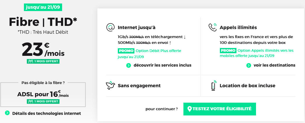 box internet RED by SFR 23€/mois