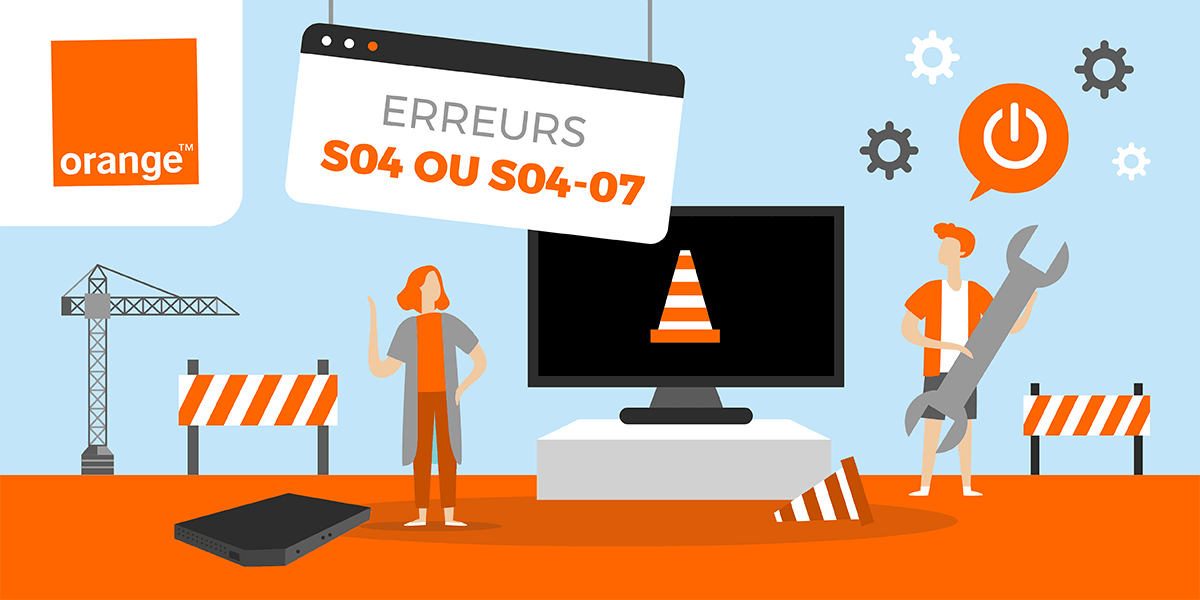 Les codes erreurs S04 et S04-07.