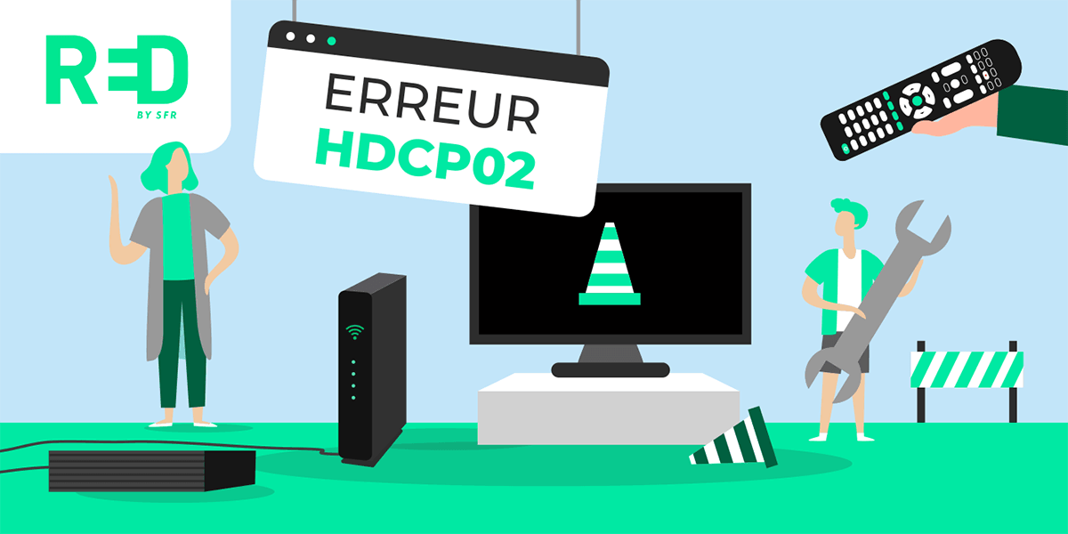 Code erreur HDCP02 RED by SFR