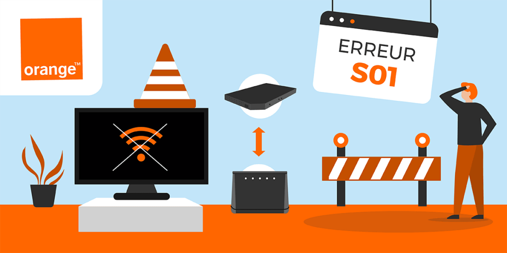 Code erreur S01 sur une box TV Orange : comment le résoudre
