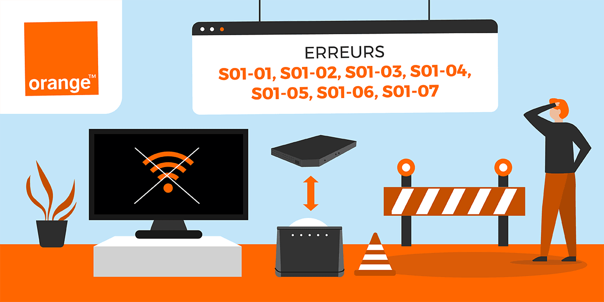 Erreurs S01-01 à S01-07.