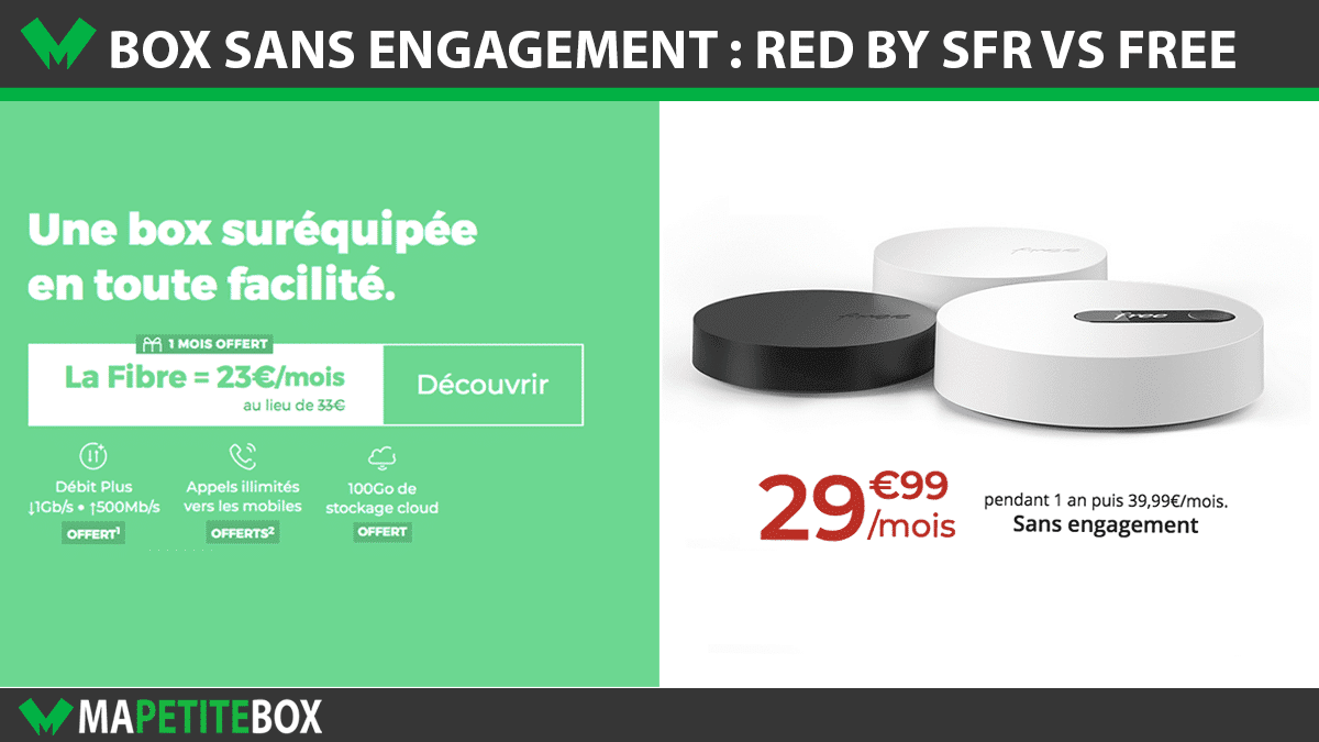 Box sans engagement RED VS Free