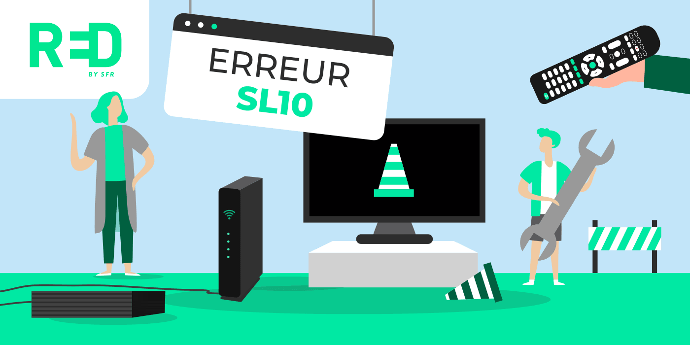 Code erreur SL10 sur un décodeur TV RED by SFR : que faire